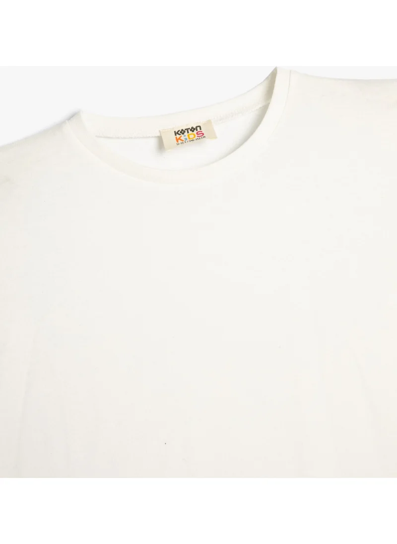 KOTON Basic T-Shirt Crew Neck Sleeveless Cotton