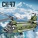 Reobrix CH47 Helicopter Building Set Military Helicopter Toy Aircraft Model Kit Home Office Display or Collectible Ideal Airplane Toy Gifts for Adults Boys Kids 33031 - Image 4