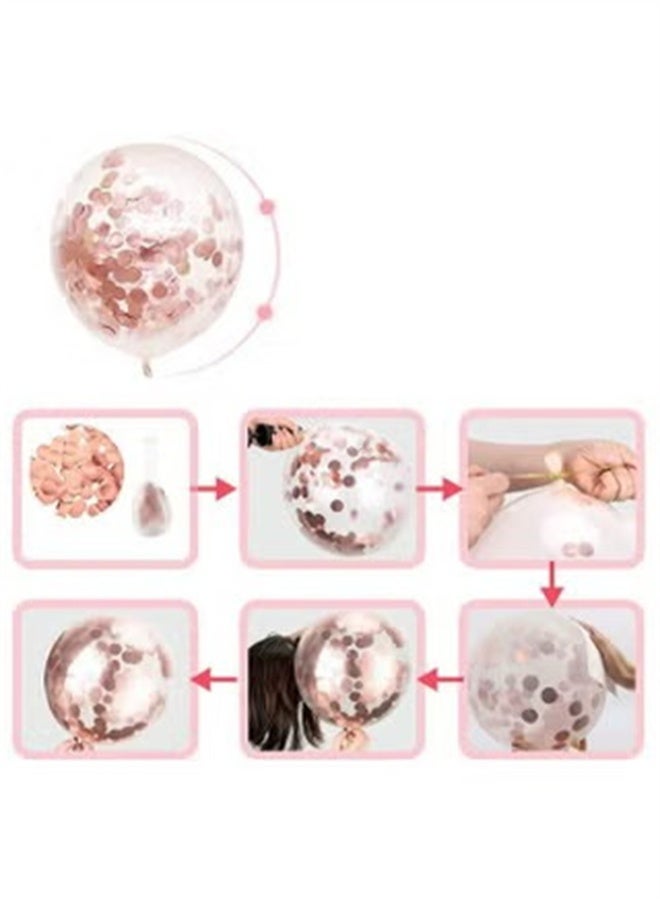 هومستر روز الذهب حفلة عيد ميلاد ديكور البالون قوس الحجرة مجموعة مع عيد ميلاد سعيد البالون لافتة، رقائق البالون، ستارة هامشية وشريط - Image 5