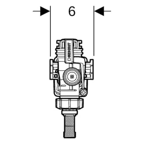 Geberit Filling Valve Type 383 for FlushMounted Cistern 240705005 - Image 3