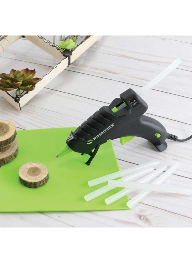 Surebonder - Mini Hot Glue Gun With Dual Temperature Includes 12 Glue Sticks 20W 120V Bond A Variety Of Materials Including Delicate Fabrics And Strong Woods & Metals (Plus Series Dt200Fkit) - Image 1