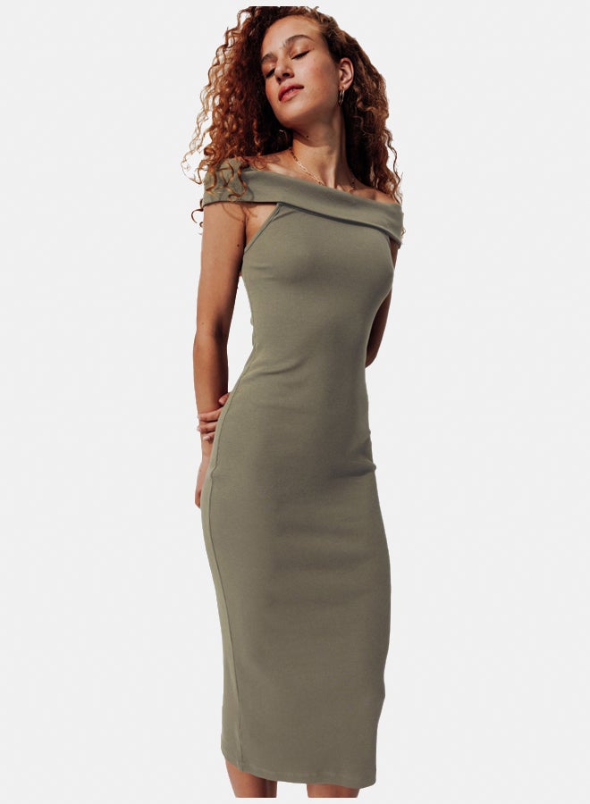 promod Bardot neckline Dress - Image 3