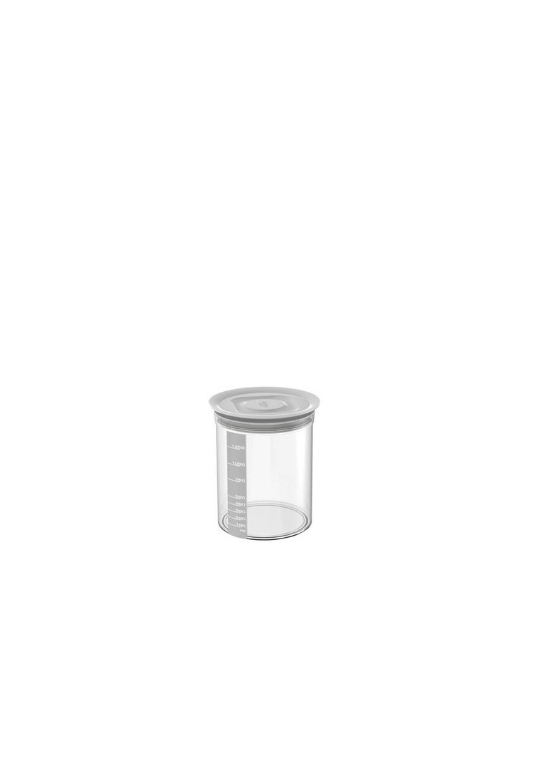 Biesse Plastic Round airtight storage with graduated scale 1L - Image 1