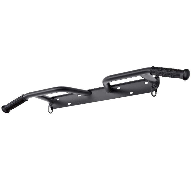 Kipika Wall Mounted Pull Up Bar - Heavy-Duty Steel Tube - Four Hand Grips - Crossfit Training - 38 Inches Wide - 6 Inches Wall Clearance - Stable 6-Hole Design - Home Gym - Image 2