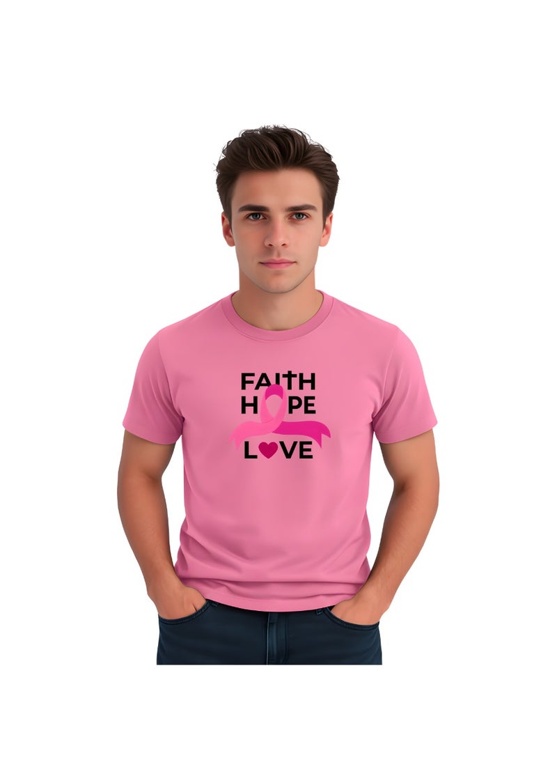 PRINTSHOP4ME PinkCancer Awareness T-shirts For Men And Women - Image 1