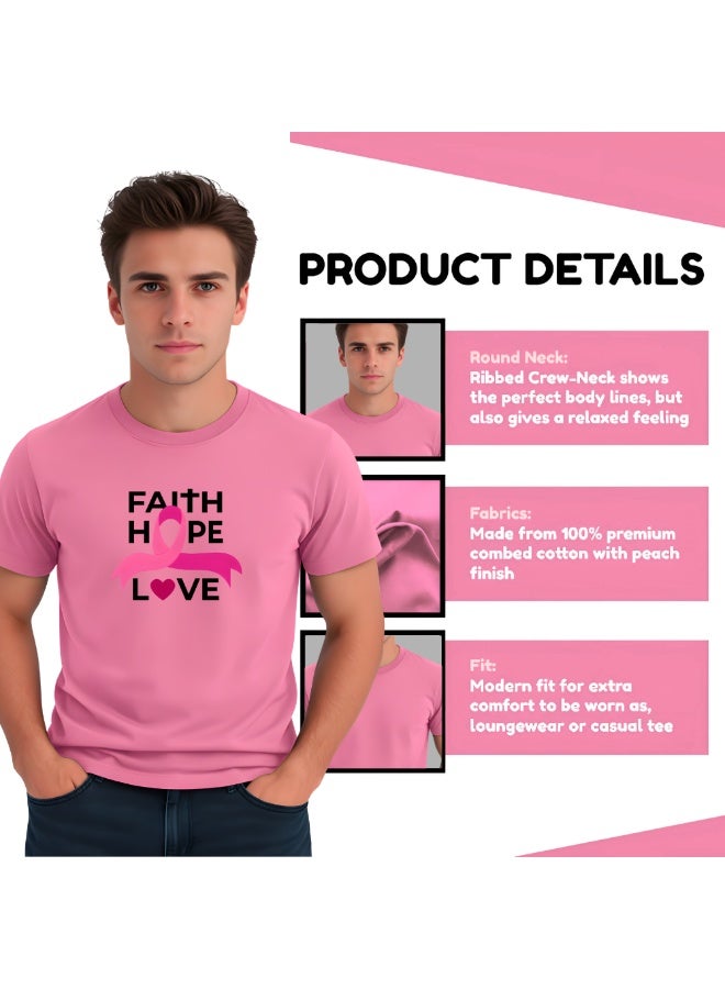PRINTSHOP4ME PinkCancer Awareness T-shirts For Men And Women - Image 5