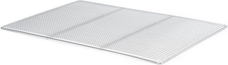 Adcraft Commercial Donut Frying Screen Made of Nickel Plated Wire Mesh for Donut Fryers, 17" x 25", Silver - Image 1