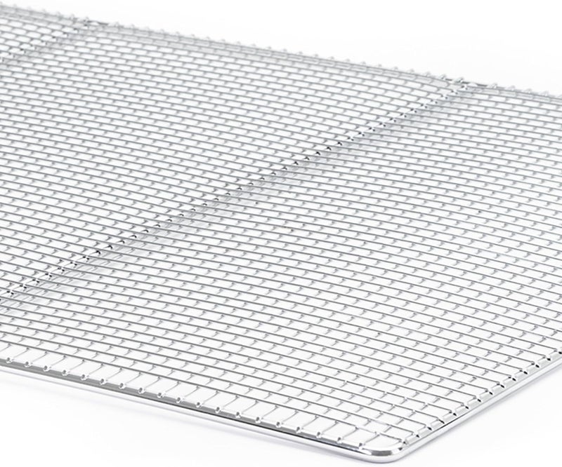 Adcraft Commercial Donut Frying Screen Made of Nickel Plated Wire Mesh for Donut Fryers, 17" x 25", Silver - Image 3