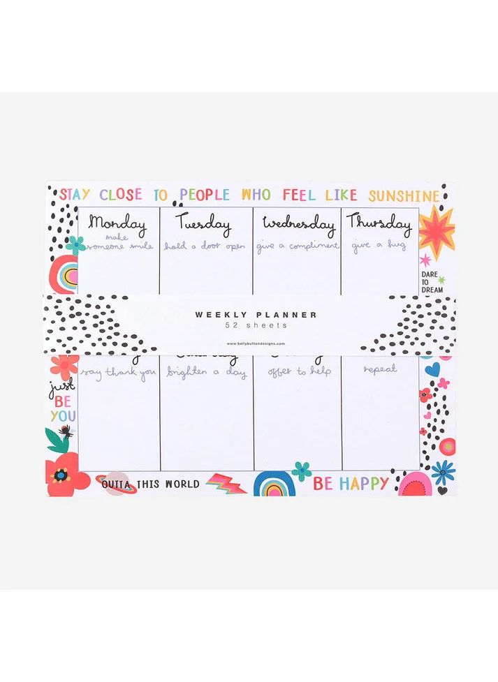 Belly Button Electric Dreams Weekly Planner