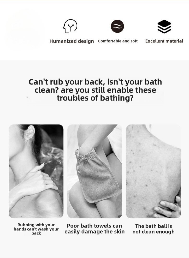 Ucanbe Set of 2 Natural Loofah Exfoliating Pads - Dual-Sided Body & Face Scrubbing Sponges for Shower - Image 4