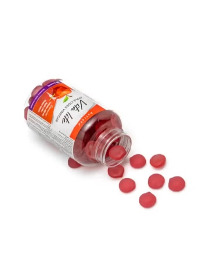 هوليستا مكمل غذائي هوليستا فيتا لايت جاميز خل التفاح 200 مغ بطعم التفاح 90 جاميز - Image 4