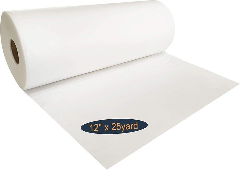 HimaPro Cut Away Embroidery Stabilizer Backing(12" x 25 Yard Roll) - 100% Polyester - 2.5oz Medium Weight - Image 1