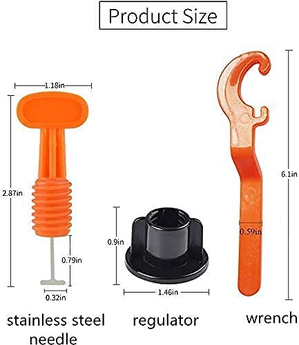 FLAMINGO ENTERPRISE FLAMINGO ENTERPRISE 50 pcs Reusable Tile Leveling System kit Tile Leveller Spacer with Special Wrench  - Image 3