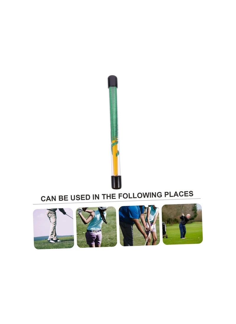 SYOSI - Golf Putting Trainer, Golf Putting Alignment Tool with Guide String, Portable Golf Putting Alignment Line, Adjustable Putting String Training Kit, Lightweight Putting Aid Golf for Parks Lawn(1 pack) - Image 1