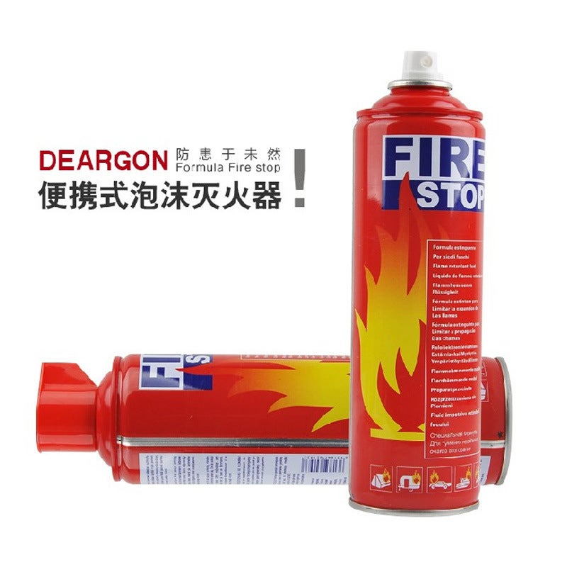 Factory direct car fire extinguisher mini simple car fire extinguisher car supplies foam fire extinguisher 500ml 500ML - Image 4