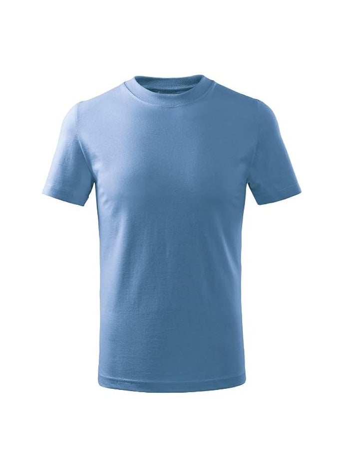 PRINTSHOP4ME 10 pcs Adult Round Neck Combed Men's T Shirt 190 GSM Pure Cotton Basic Colors  - Image 2