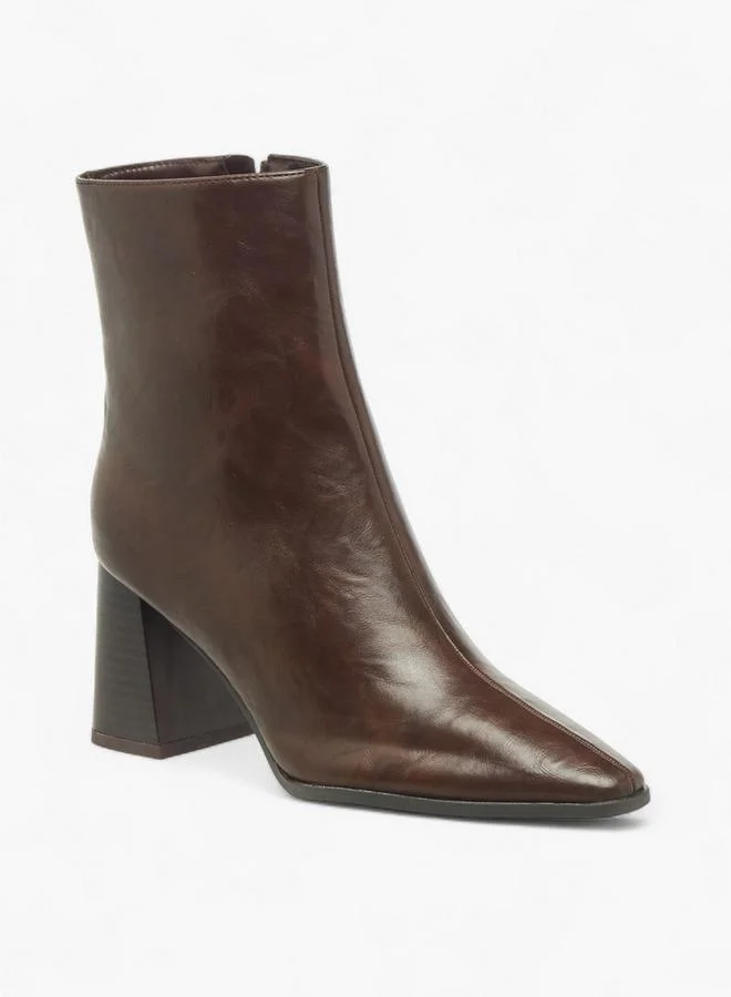 Flora Bella By Shoexpress Women Block Heel Ankle Boots