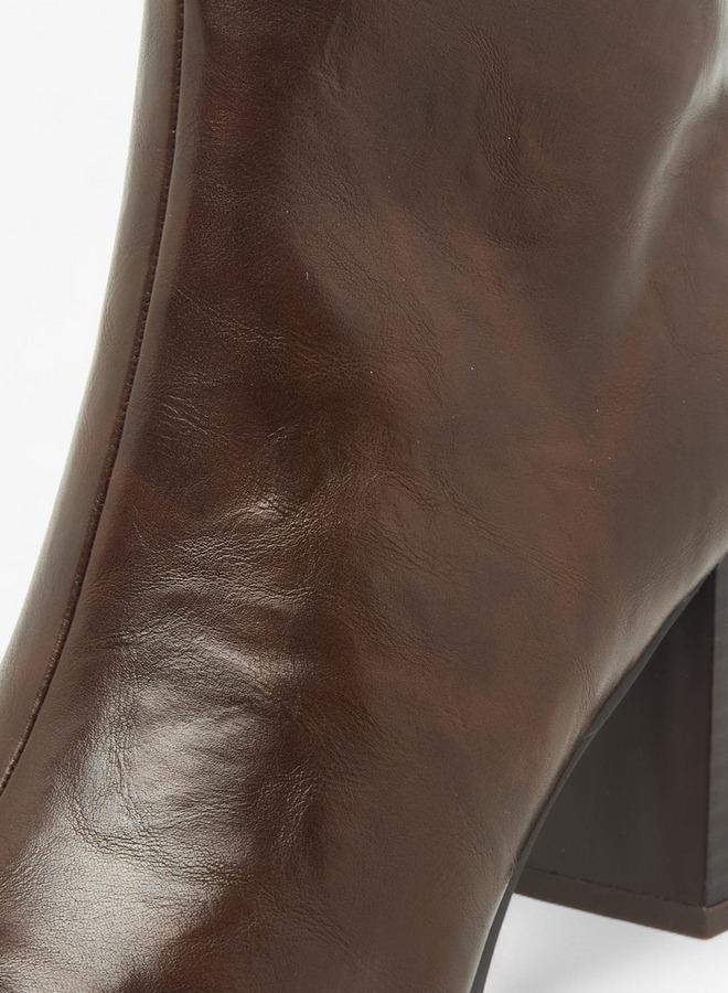 Flora Bella By Shoexpress Women Block Heel Ankle Boots - Image 5