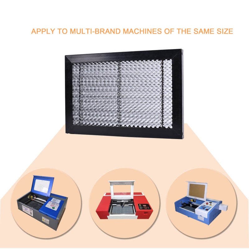 XLNT TECH Laser Honeycomb Working Table 11.81" Ã— 7.87" Ã— 0.87(200mm x 300mm x 22mm) Panel Board Platform used for Multil-brand Engraving Machine. - Image 5