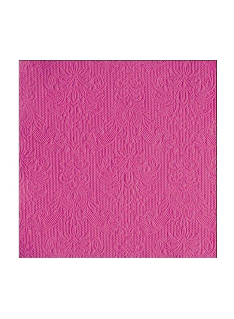 Ambiente Large Embossed Napkins, Magenta