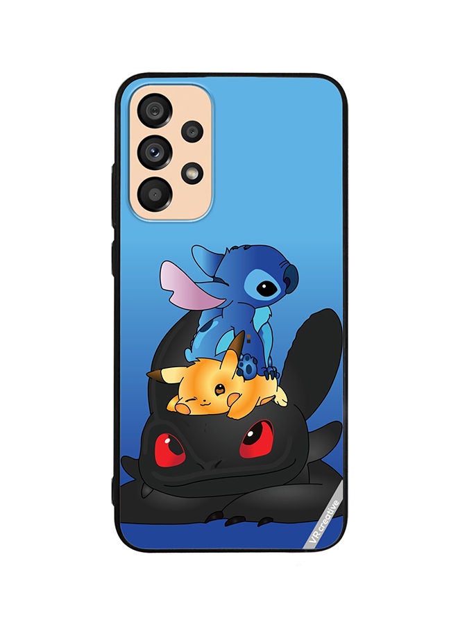 Protective Case Cover For Samsung Galaxy A72 Cartoon Mix Design Multicolour
