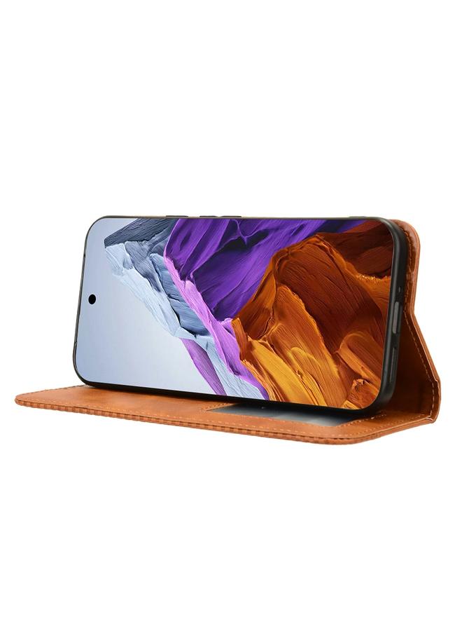 S-TOP Case For Google Pixel 9 Pro Magnetic Buckle Retro Texture Leather Phone Case - Image 5