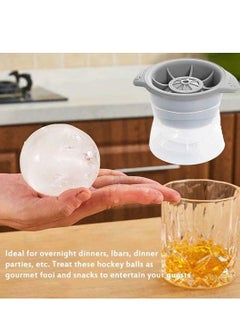 Y&D Sphere Ice Mould, Silicone Ball Makers, Moulds, Slow Melting for Soda Drinks Beverages All Your Favourite Set of 4  - Image 2