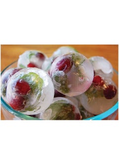 Y&D Sphere Ice Mould, Silicone Ball Makers, Moulds, Slow Melting for Soda Drinks Beverages All Your Favourite Set of 4  - Image 3