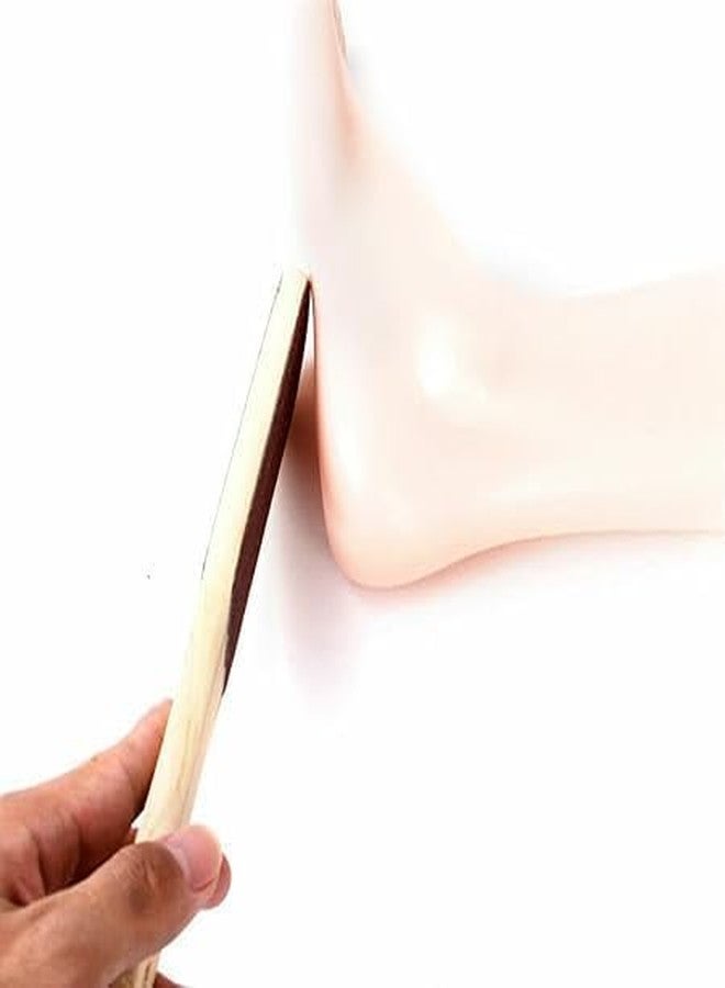 BANIRA Double Sided Foot File Scrubber For Dead Skin Callus Remover With Wooden Handle (PACK OF 1PCS) - Image 4