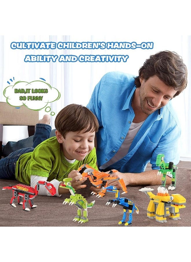 EP EXERCISE N PLAY EP EXERCISE N PLAY Dinosaurs Building Blocks, Creative DIY Construction Toy for Boys Girls Aged 6+ (539 Pieces)  - Image 4