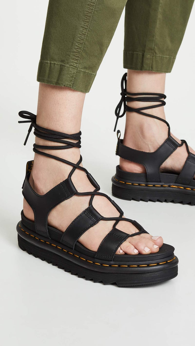 Dr Martens صندل د. مارتنز للنساء DM24641001_38، أسود هيدرو، 7 - Image 3