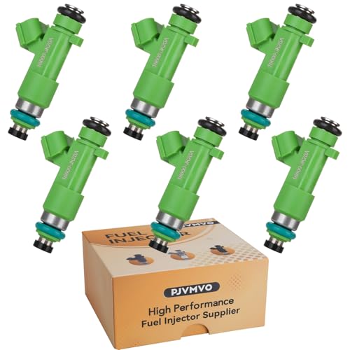 Pjvmvo 16600JK20A 35L Fuel InjectorsCompatible withNissan 35 Altima Murano Quest 20092018Compatible withInfiniti G35 20072008 12 Holes Set of 6 - Image 1