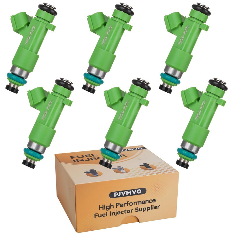 Pjvmvo 16600JK20A 35L Fuel InjectorsCompatible withNissan 35 Altima Murano Quest 20092018Compatible withInfiniti G35 20072008 12 Holes Set of 6 - Image 2