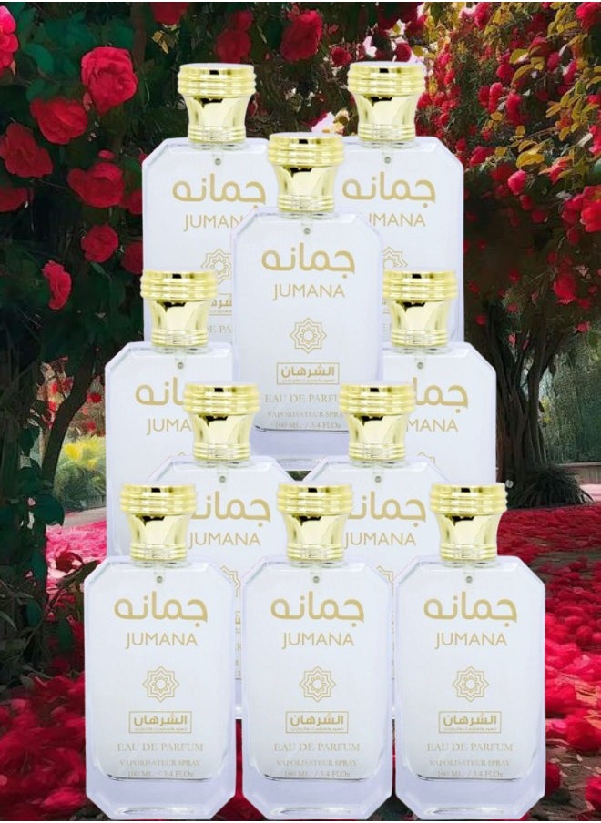 10 Pieces Jumana Perfume 100ML - pzsku/ZAA326CD13726CDB56EB5Z/45/_/1730917874/bd110027-b5ee-47ab-88cb-4171662ac376