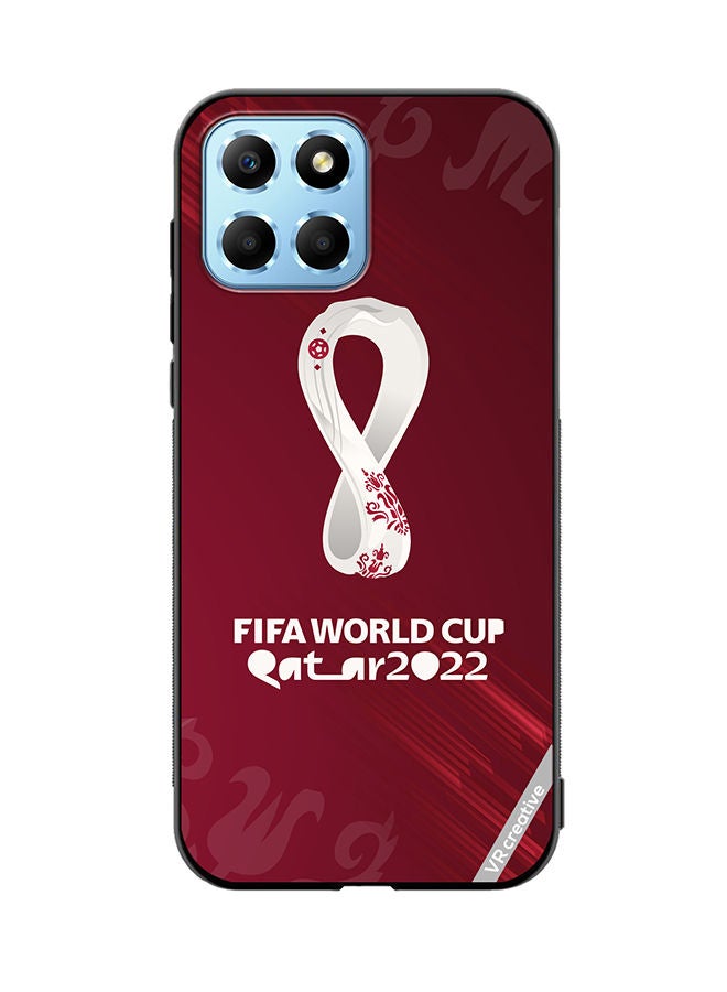 VR CREATIVE Protective Case Cover For Honor X8 5G Qatar World Cup Design Multicolour - Image 1