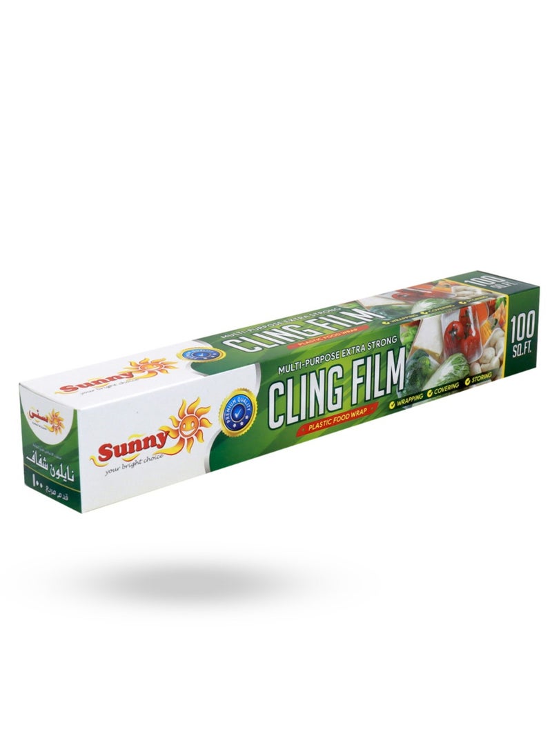 Sunny Your Bright Choice - Cling Film Multi-Purpose Extra Strong, 100 sqft - Image 1