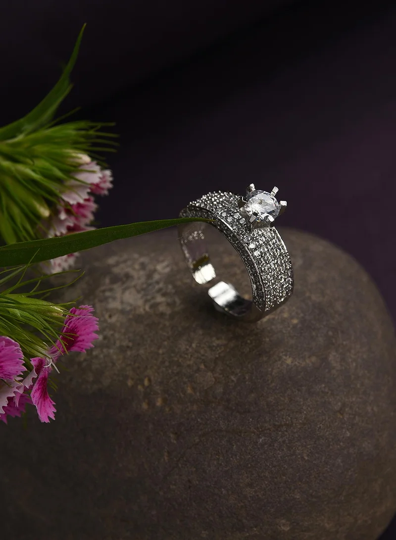 سوهي خاتم إصبع صناعي مؤكسد مجوهرات