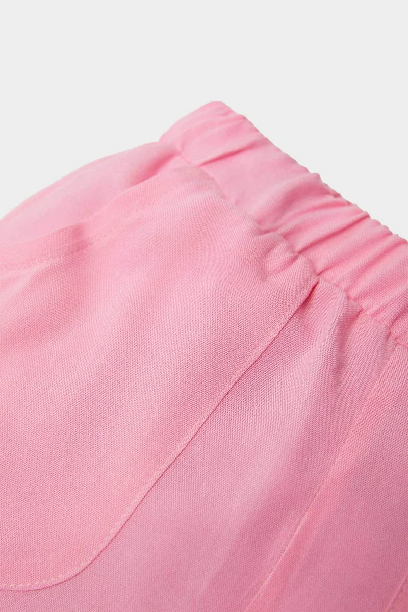 ديفاكتو Baby Girl Regular Fit Elastic Band Shorts