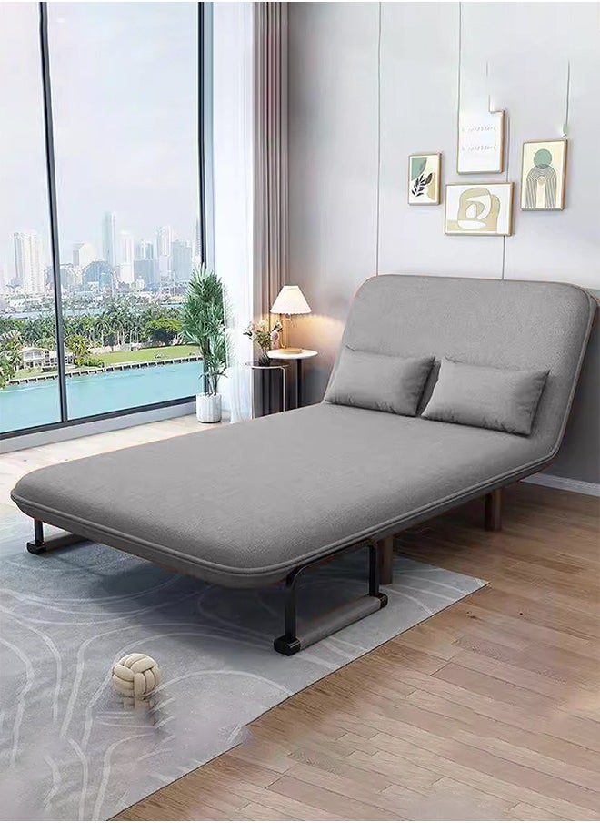 2-Seater Convertible Sofa Bed (Grey) - pzsku/ZAA32737F1EF7BEFE7D17Z/45/_/1722429725/48747530-ff7f-46e9-ab91-d120c8611e0d