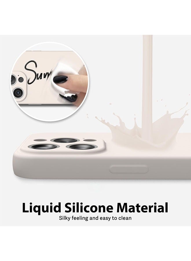 for iPhone 15 Pro Liquid Silicone Case, Upgraded Enhanced Camera Protection, Shockproof  with Microfiber Lining - Image 4