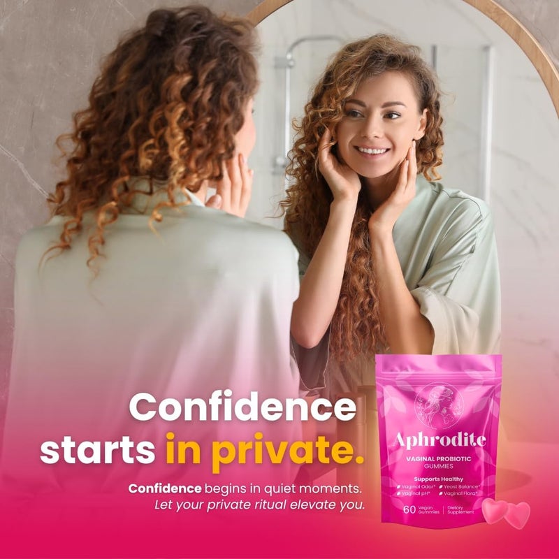 Aphrodite أقراص بروبيوتيك للنساء من أفرديت  نباتية  خالية من الغلوتين مع التوت البري  الأناناس  لحاء الدردار الزلق  الكلوروفيل  XOS بروبيوتيك  60 قرصًا - Image 2