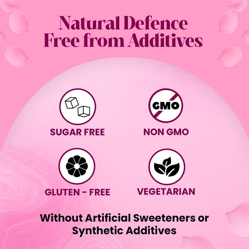 Aphrodite أقراص بروبيوتيك للنساء من أفرديت  نباتية  خالية من الغلوتين مع التوت البري  الأناناس  لحاء الدردار الزلق  الكلوروفيل  XOS بروبيوتيك  60 قرصًا - Image 5