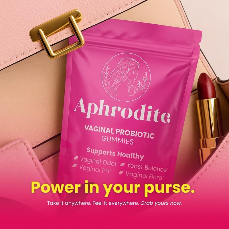 Aphrodite أقراص بروبيوتيك للنساء من أفرديت  نباتية  خالية من الغلوتين مع التوت البري  الأناناس  لحاء الدردار الزلق  الكلوروفيل  XOS بروبيوتيك  60 قرصًا - Image 3