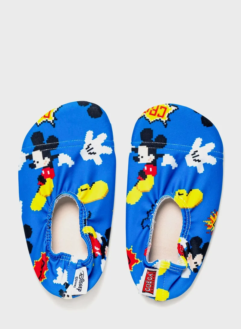 Coega Kids Mickey Gaming Pool Slip Ons