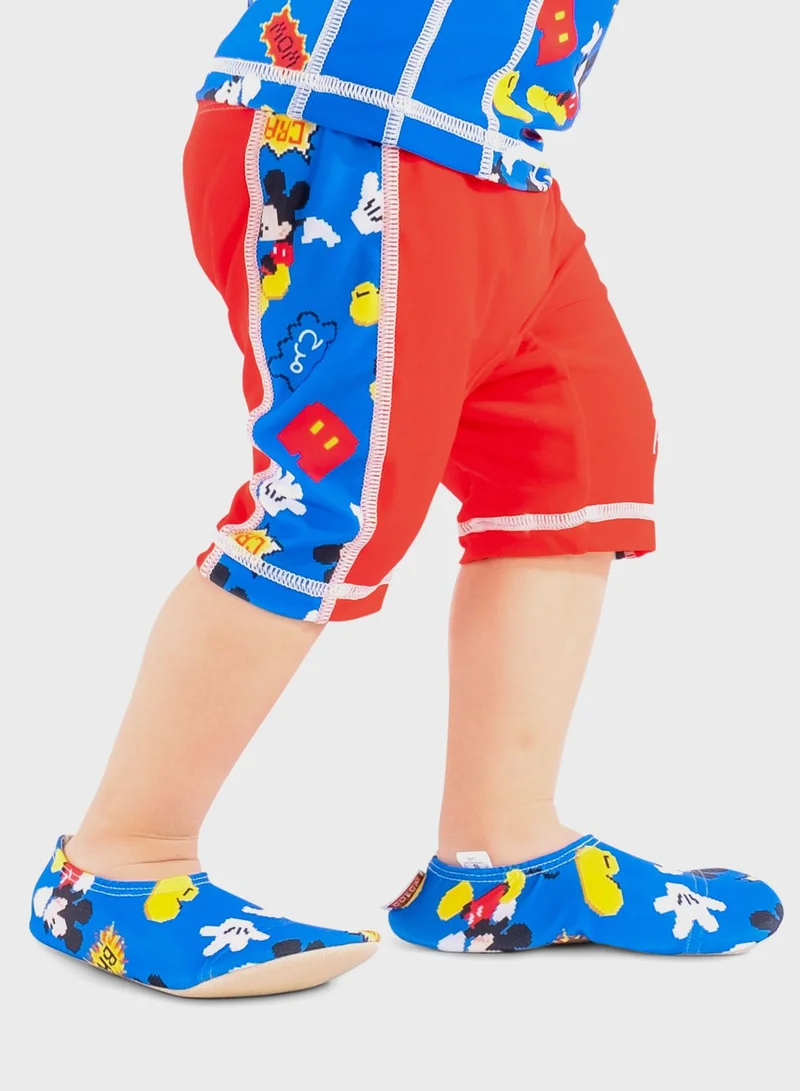 Coega Kids Mickey Gaming Pool Slip Ons