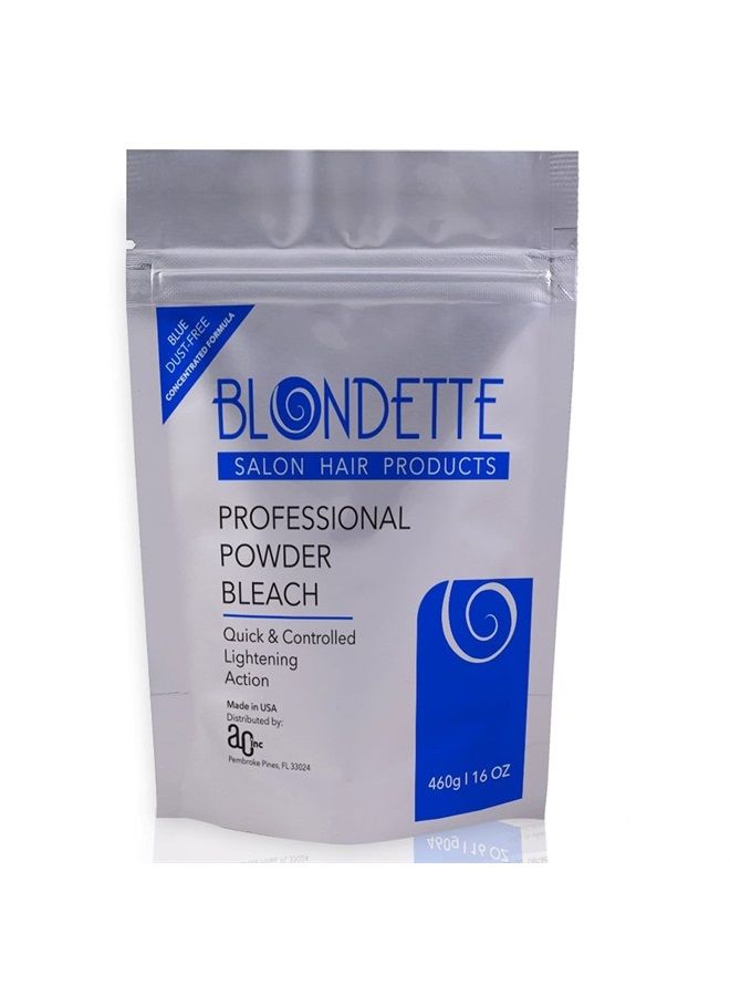 Blondette مبيض بودرة، مبيض بودرة بلون بلونيت صالون محترف خالي من الغبار الأزرق (460) - Image 1