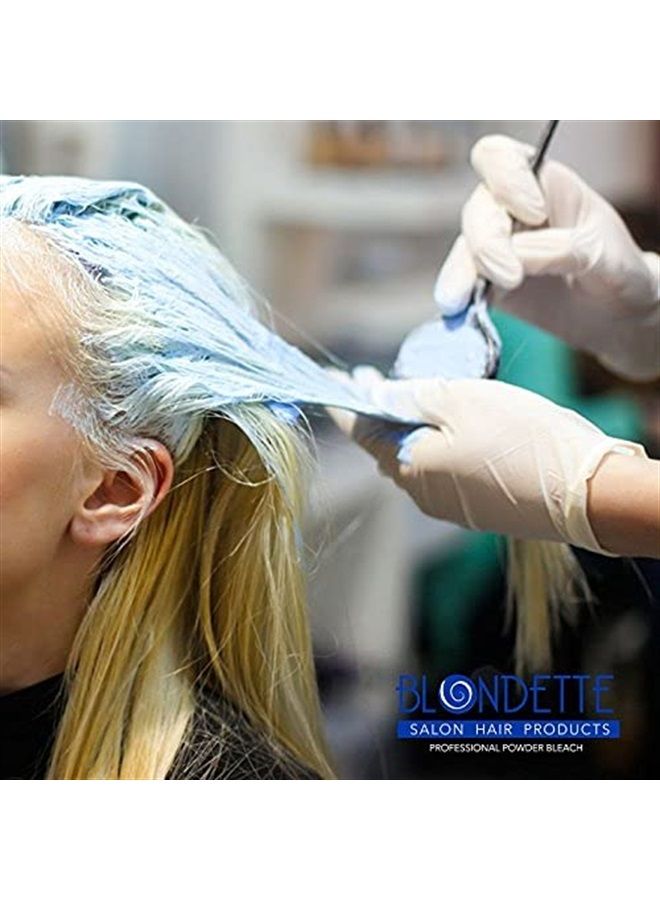 Blondette مبيض بودرة، مبيض بودرة بلون بلونيت صالون محترف خالي من الغبار الأزرق (460) - Image 3