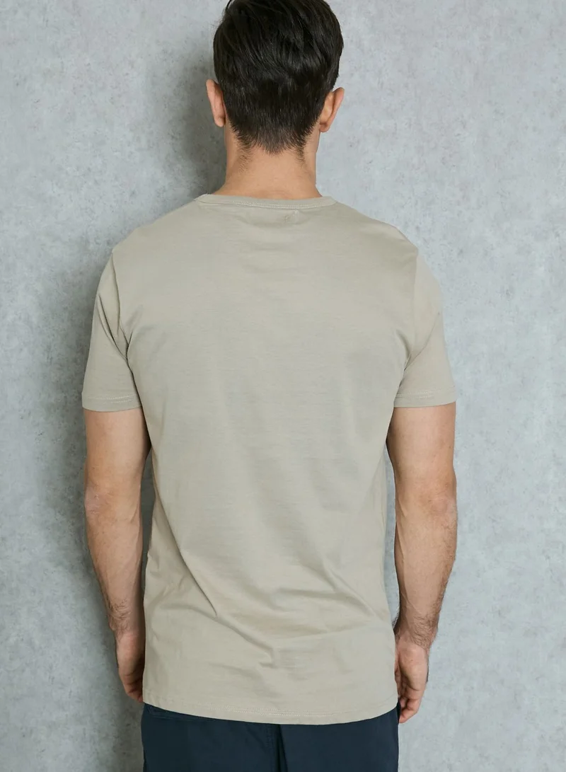 Seventy Five Zip Detailed T-Shirt
