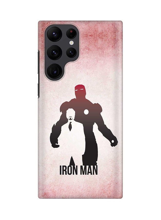 Stylizedd Case for Samsung Galaxy S22 Ultra 5G Snap Case Slim Snap Classic Series Shield Matte Finish Print - Tony Stark Vs Ironman