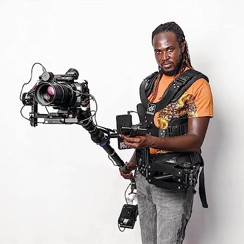 DF DIGITALFOTO Thanos Pro II Support Vest Steadycam Axis System for RS5/RS4/RS 4 PRO/Crane 3S /RSC 2 RS 3 PRO Gimbal with Rotating Monopod Compatiable with All Gimbals with 1/4 or 3/8 Inch Screw Hole - Image 2